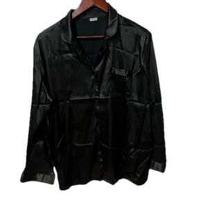 Women’s faux satin 2 piece lounge set size XL